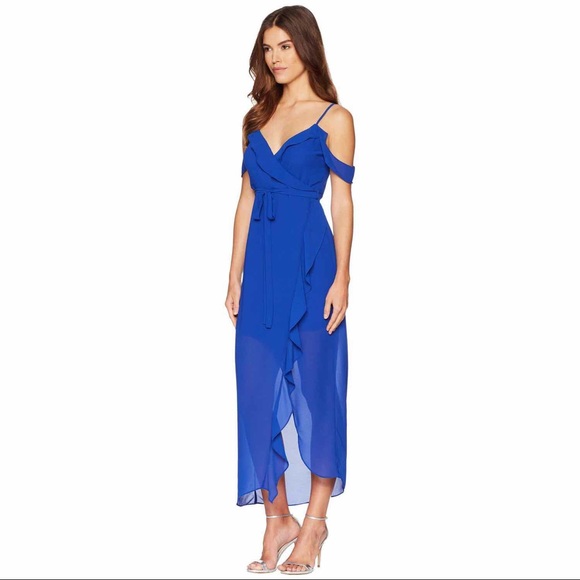 Bardot Lalia Cold Shoulder Maxi Gown NWT - Picture 2 of 11